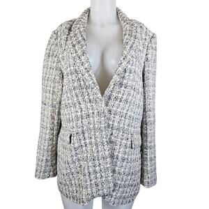 RACHEL ZOE Multi Color Tweed Women's Work Business Closet Staple Blazer 12